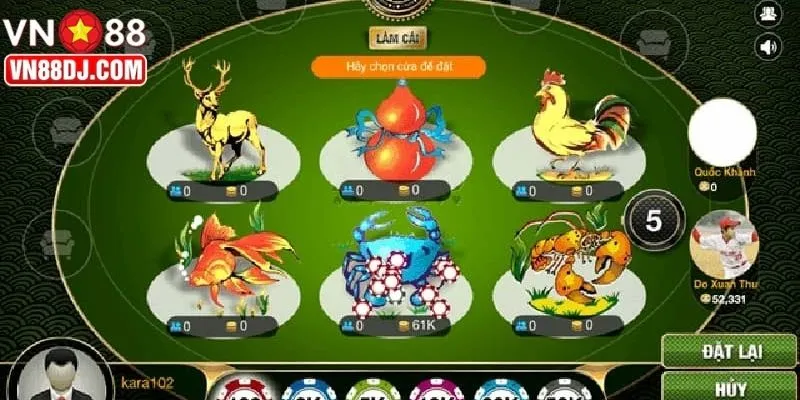 Giới thiệu thông tin tổng quan về game bầu cua tôm cá